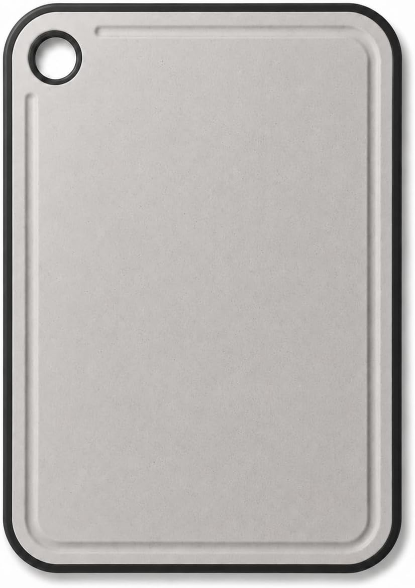 Oslo Non Toxic Food Grade Wheat Straw Cutting Board, BPA Free, Formaldehyde Free, Dishwasher Safe, Non Slip With Juice Groove, Gentle On Knives, 15 x11