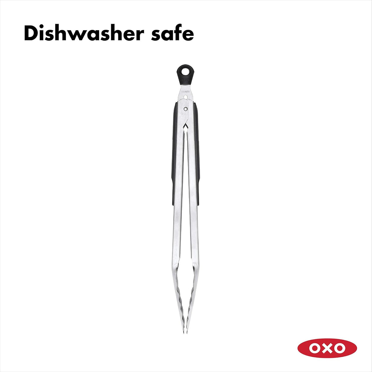 OXO Good Grips Stainless Steel Locking Tongs for Cooking,12in
