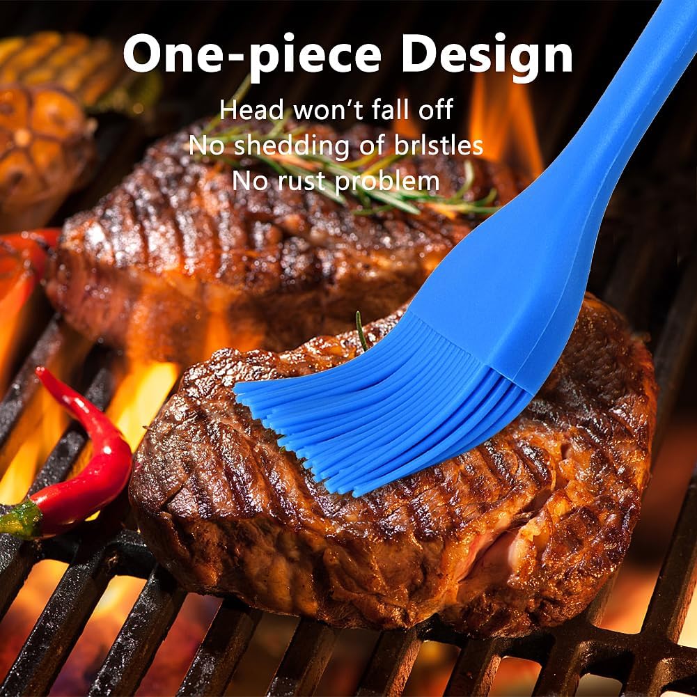 Hhyn Silicone Basting Pastry Brush Set 2 Pack