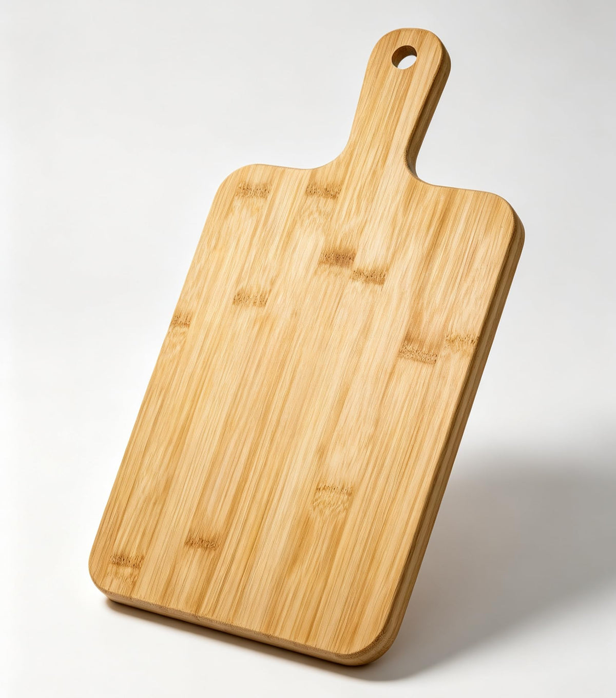 ZeQi Acacia Wood Cutting Board with Handle 13.7''X7'', Charcuterie Board, Serving Board for Cheese, Bread, Meat, Vegetables & Fruits, Natural Wooden Chopping Board for Kitchen