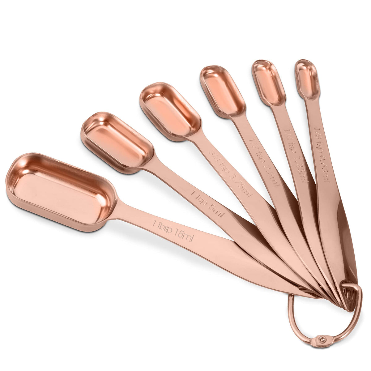 13-Piece Measuring Cups and Spoons Set, 18/8 Stainless Steel, Silver