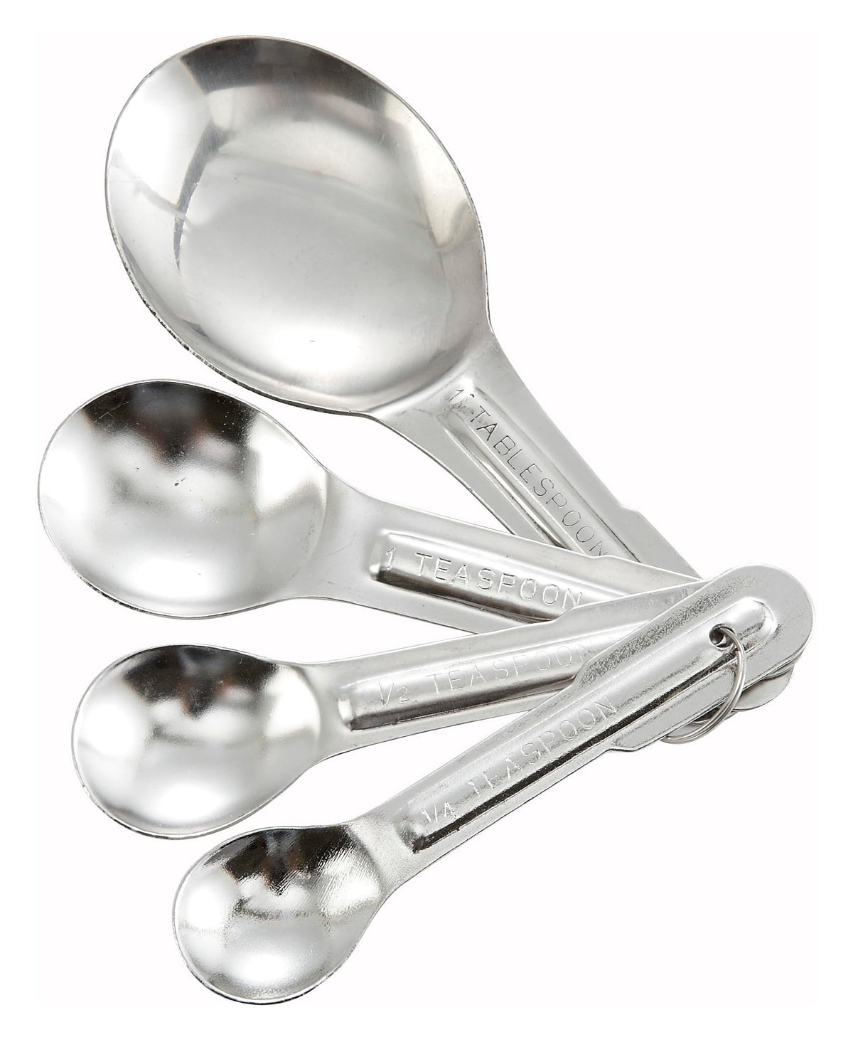 Winco Stainless Steel Measuring Spoons, Set, 4-Piece