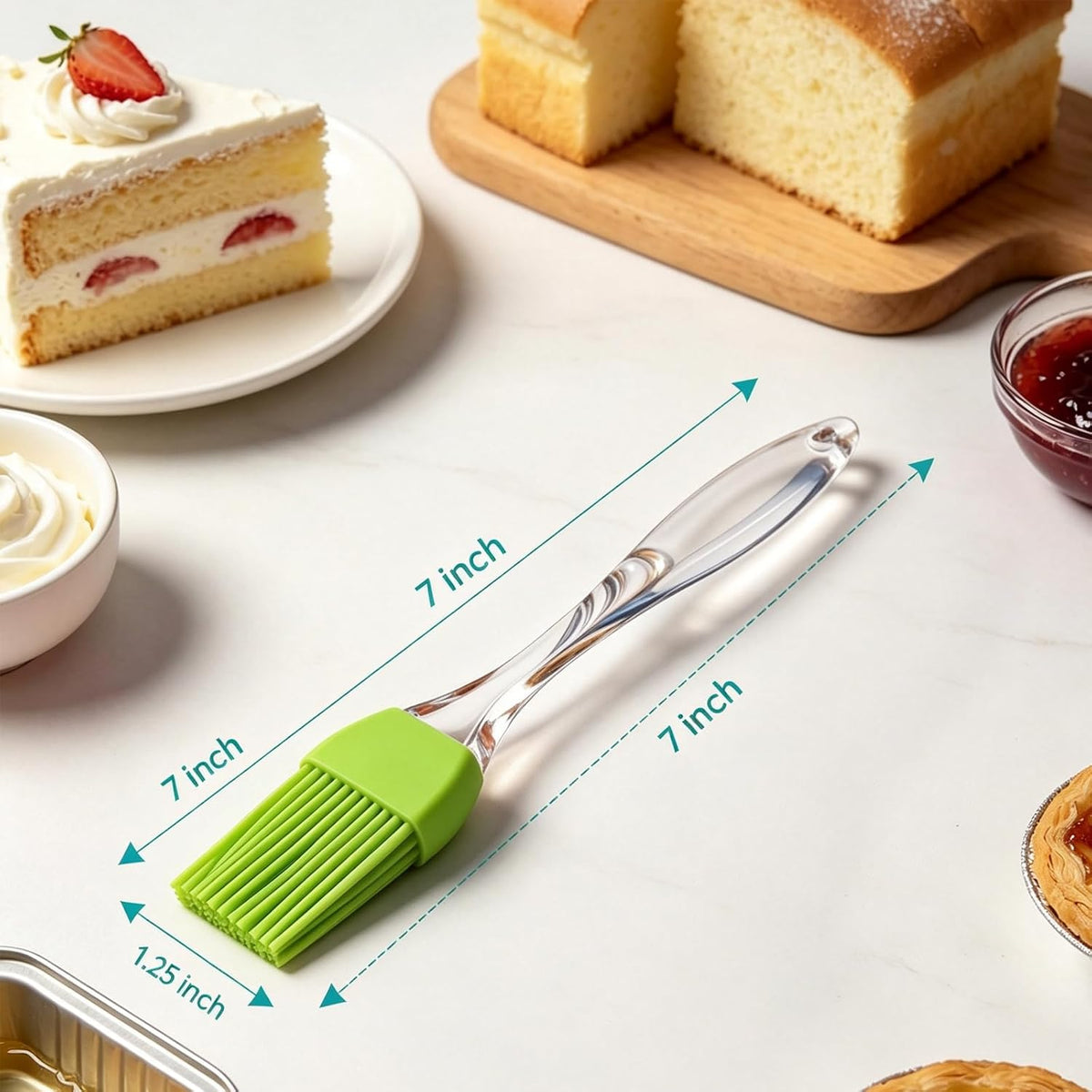 Pastry Brush,4 Packs Basting Brush for Cooking