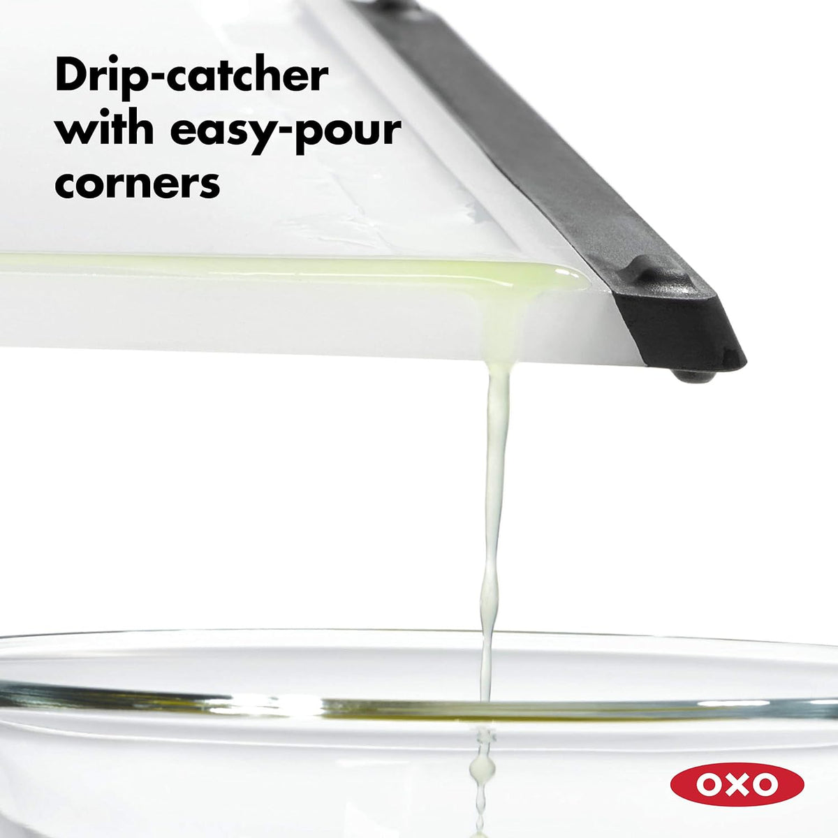 OXO Good Grips Plastic Prep Cutting Board, Odor Resistant