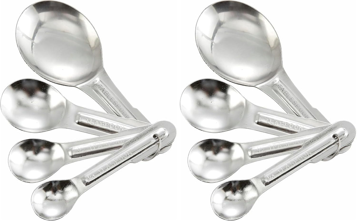Winco Stainless Steel Measuring Spoons, Set, 4-Piece