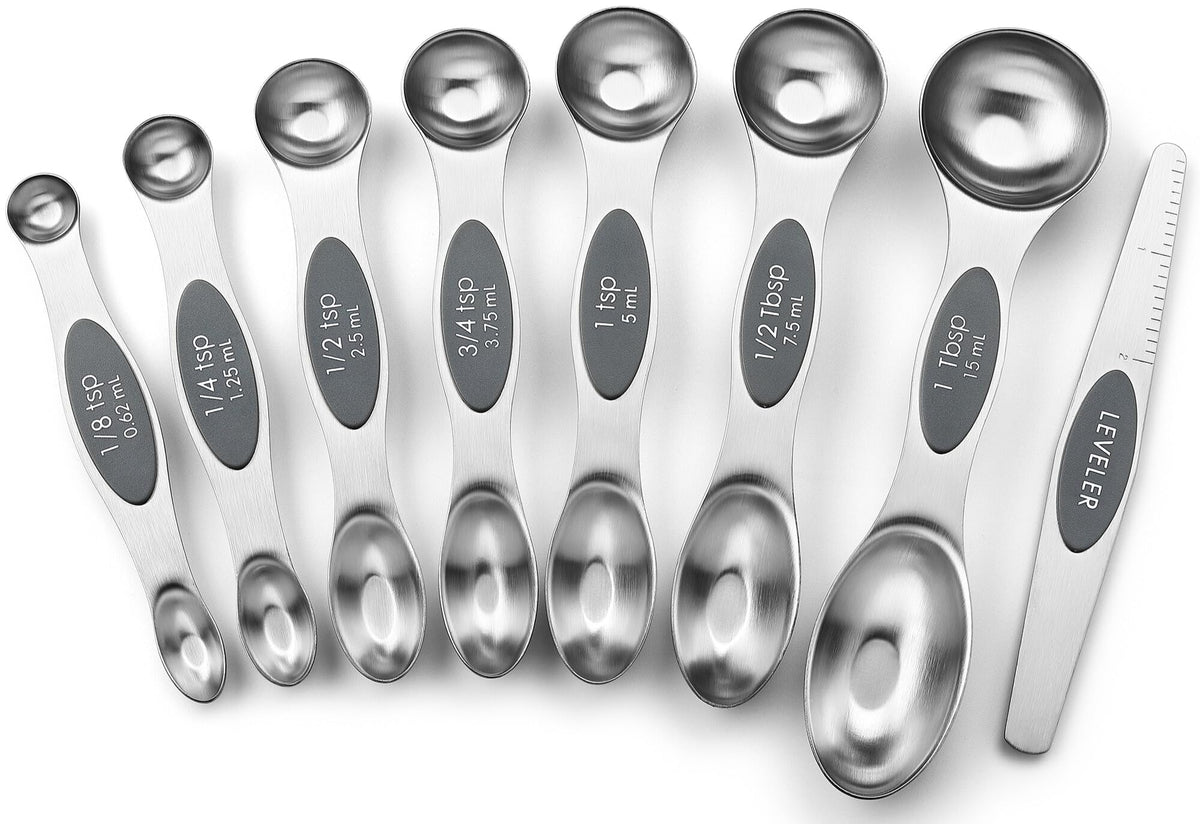 Spring Chef Stainless Steel 8 Magnetic Measuring Spoons Set, Desert Sunset