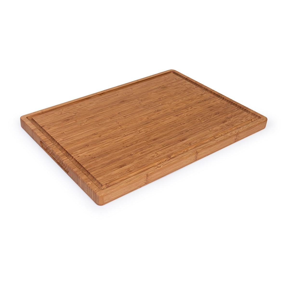 Bamboo Cutting Boards for Kitchen - Set of 3 Reversible Wood Cutting Boards with Handle, Large Medium Small Chopping Boards for Meat Vegetables Fruit Cheese Bread, Knife Friendly, 13x9.5 11x8.5 8x6