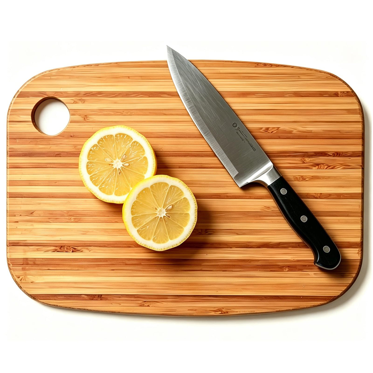 Small Acacia Wood Cutting Boards for Kitchen with Hanging