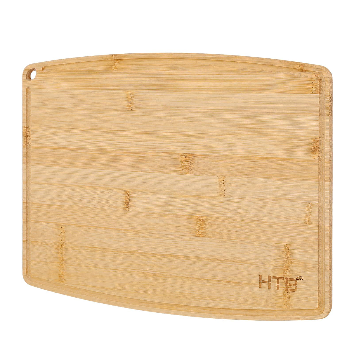 HTB Bamboo Cutting Board for Kitchen Wooden Chopping Board, Mini 1PCS