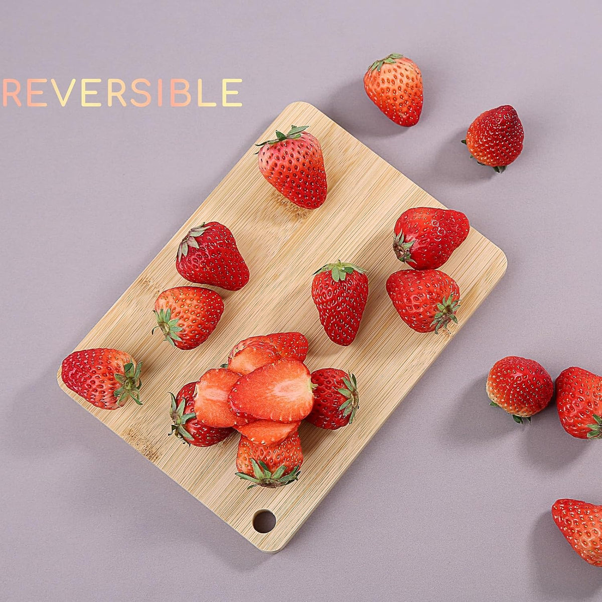 Donxote Small Cutting Board Set of 2 - Compact with Juice Groove for Fruits, Vegetables, Cheese & Sandwiches, Lightweight & Non-Toxic Mini Boards for Charcuterie, Camping & Kitchen