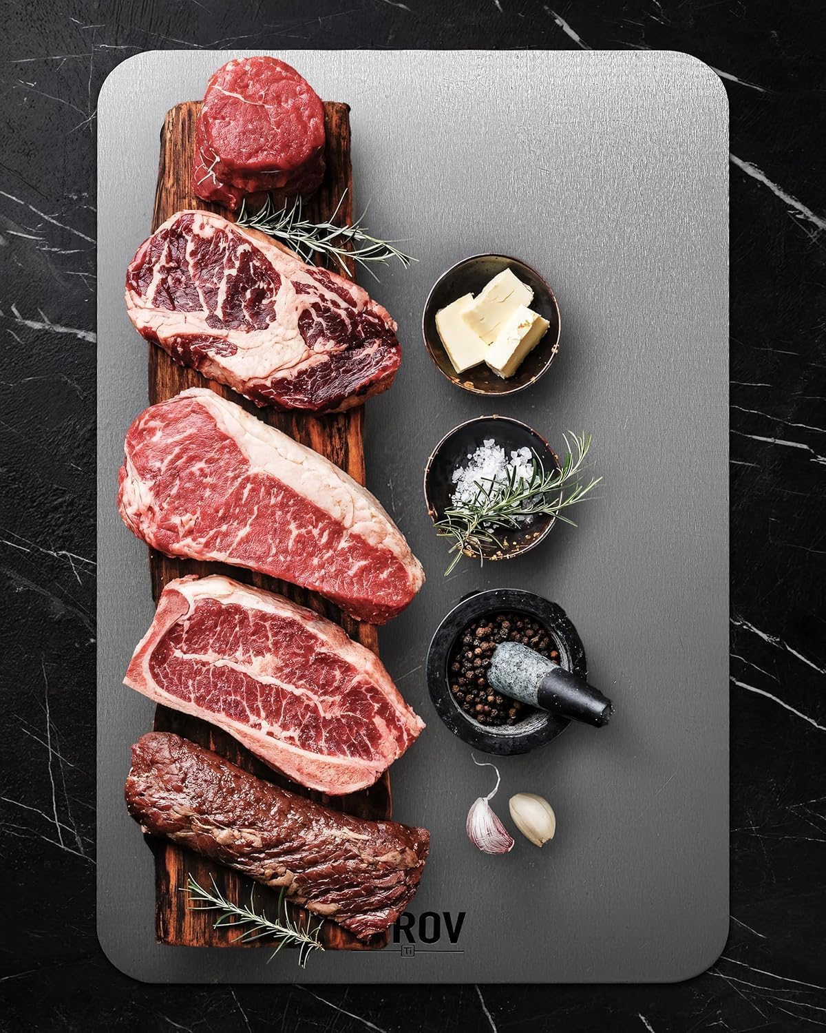 Katori Titanium Cutting Board, 100% Pure Titanium Cutting Boards(12.2L*8W)