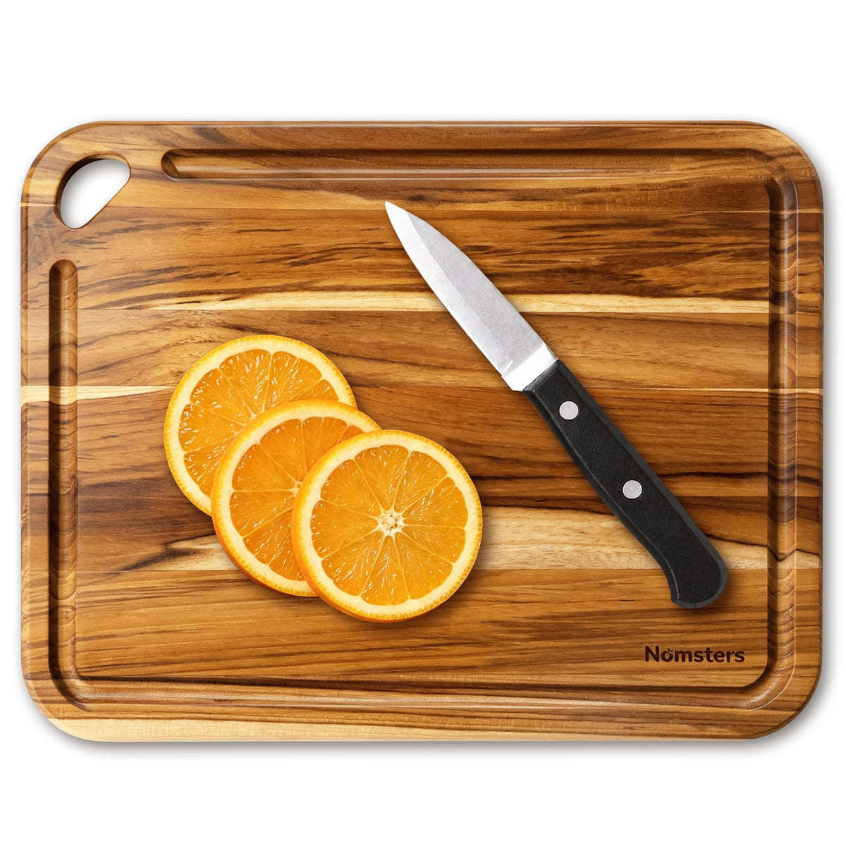 Teak Cutting Board Small 9" Wood Cutting Boards For Kitchen Wooden Mini