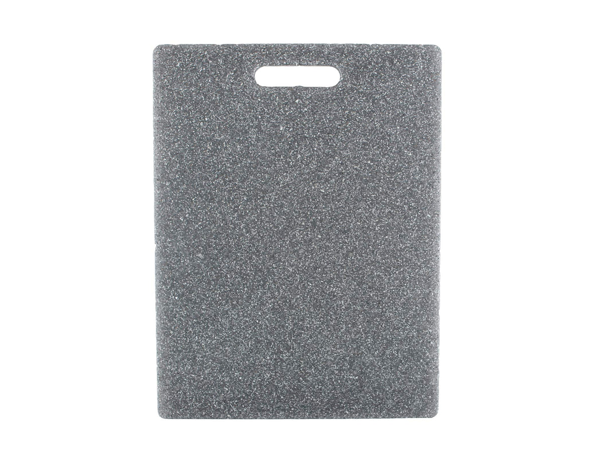 Dexas Superboard Cutting Board with Handle 8.5 x 11 inch Midnight Granite, Compact Kitchen Prep Board, Dishwasher Safe, Non-Porous Poly Surface, Made in USA
