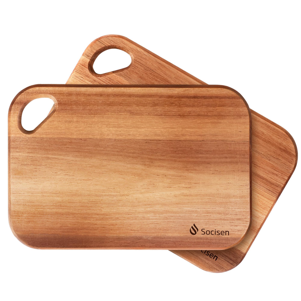 2 Pack Small Bamboo Wood Cutting Board for Kitchen 8.6" x 6" Mini Wooden Charcuterie Boards Lightweight Chopping Board Non Toxic Serving Board Tiny Chef Set Camping Fruit Lemon Sandwich Cheese Board