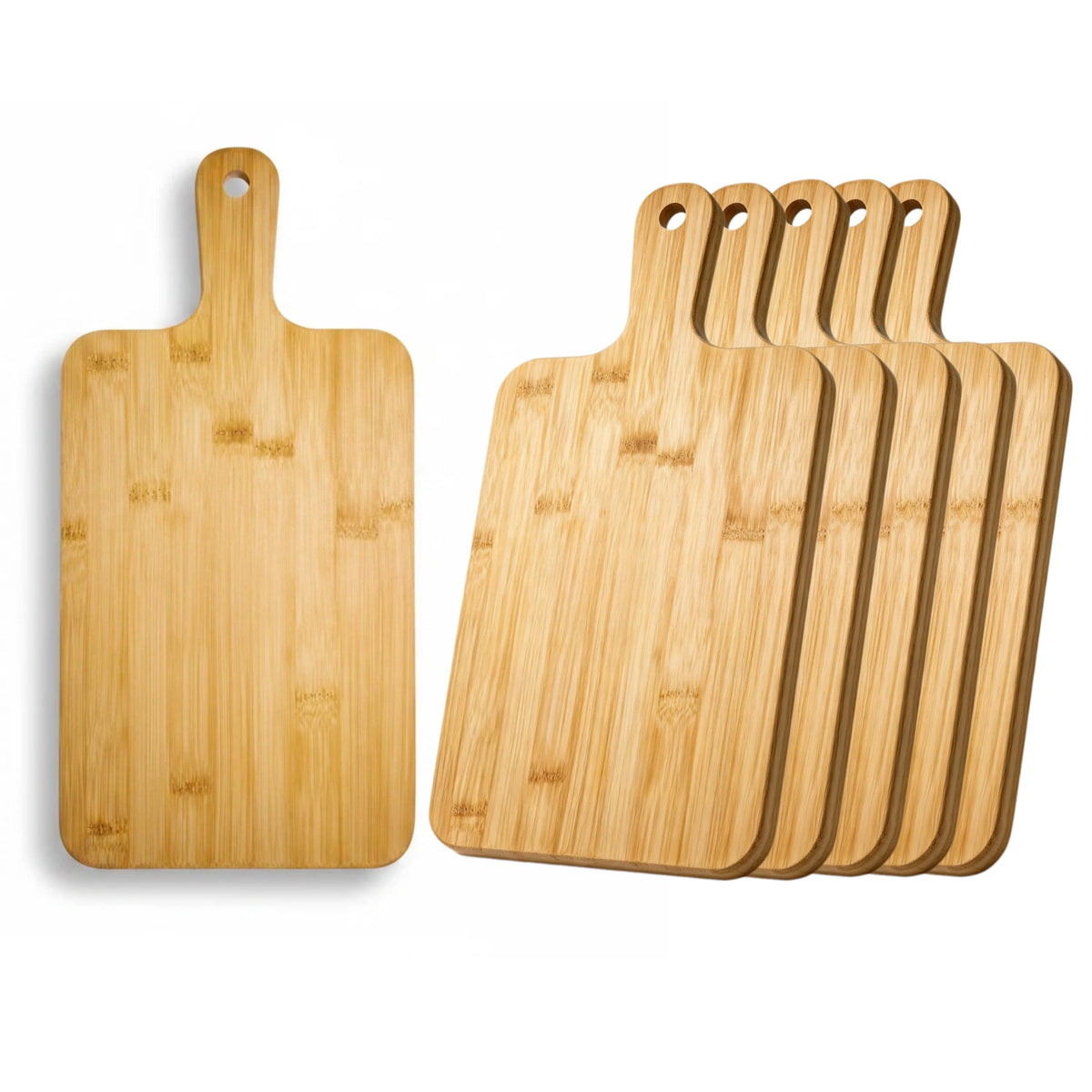 ZeQi Acacia Wood Cutting Board with Handle 13.7''X7'', Charcuterie Board, Serving Board for Cheese, Bread, Meat, Vegetables & Fruits, Natural Wooden Chopping Board for Kitchen