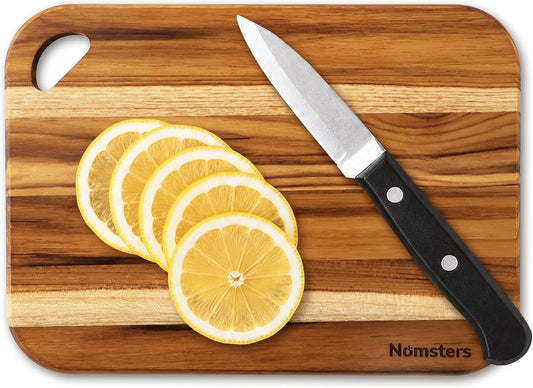 Teak Cutting Board Small 9" Wood Cutting Boards For Kitchen Wooden Mini