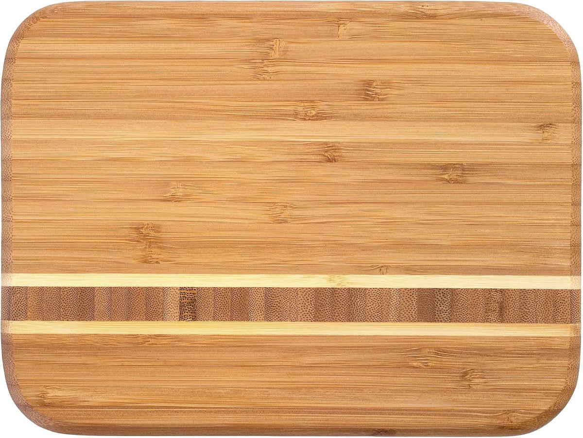 Totally Bamboo Barbados Small Bamboo Cutting Board, 9 x 6.5 Inches